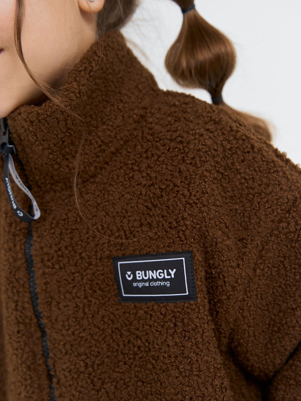 Толстовка букле Шоколад утепленная - Bungly фото 11