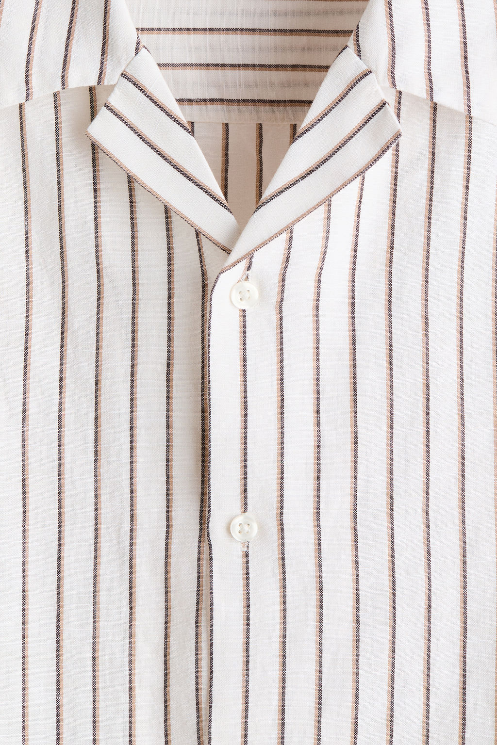 Camisa resort en mezcla de lino Relaxed Fit - H&m фото 11