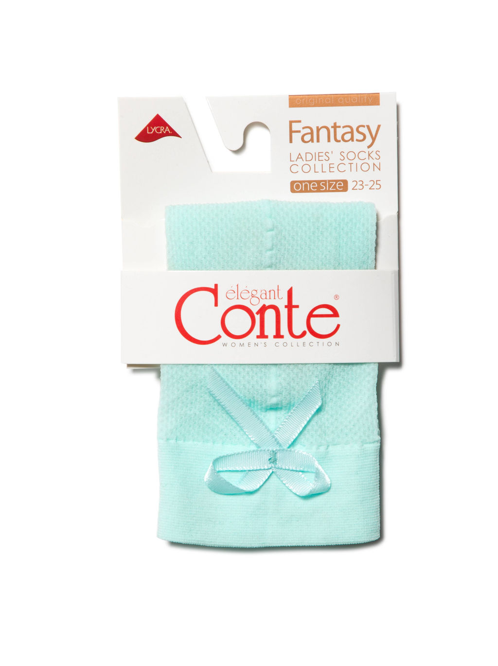 Цена за 2 пары. Носки Классические CONTE FANTASY turquoise - Conte elegant фото 9