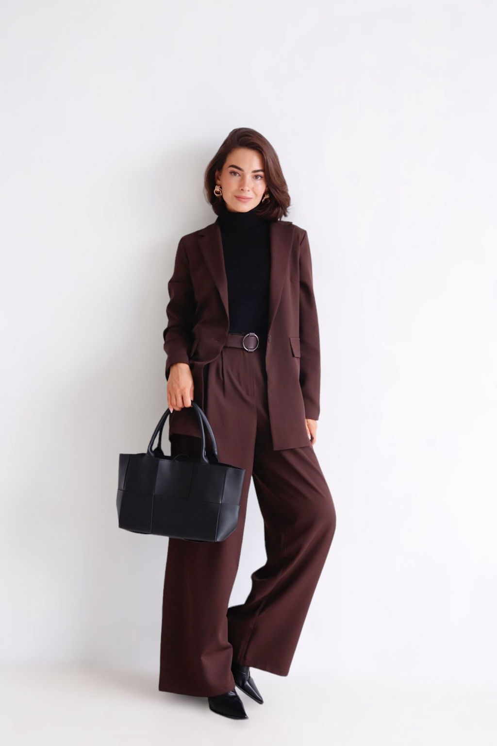 11372 Костюм брючный коричневый - Martichelli фото 12