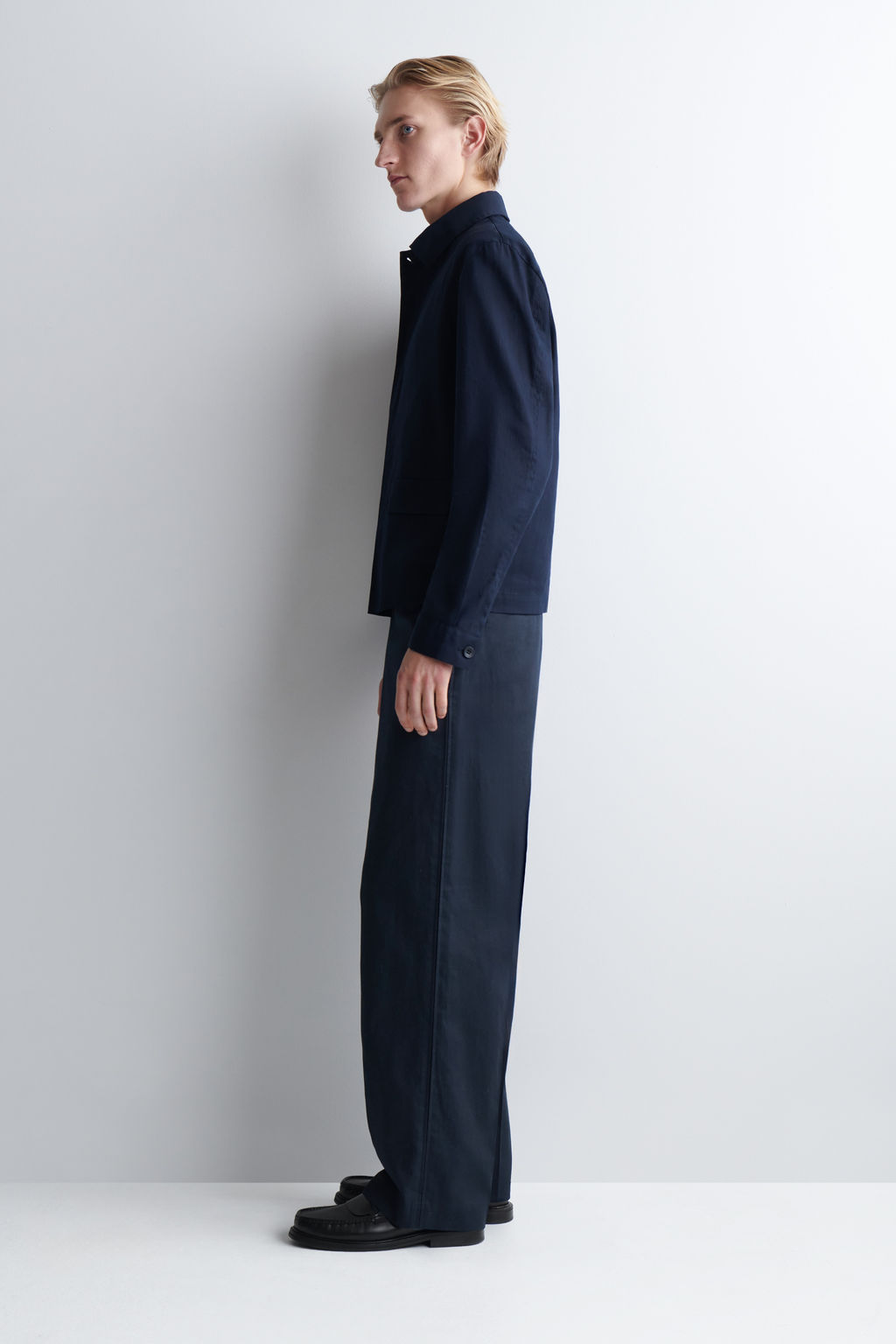 PANTAL?N ALGOD?N Y LINO RELAXED FIT STRAIGHT LEG - H&m фото 4