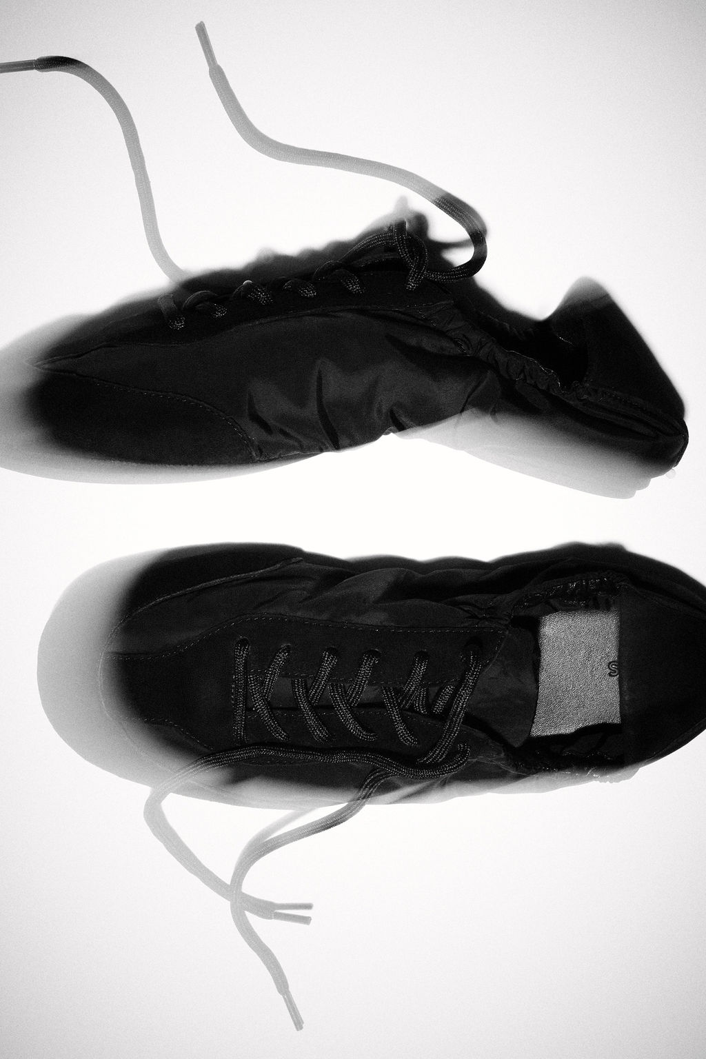 ZAPATILLAS BAILARINAS DE ANTE Y NAILON - H&m фото 4