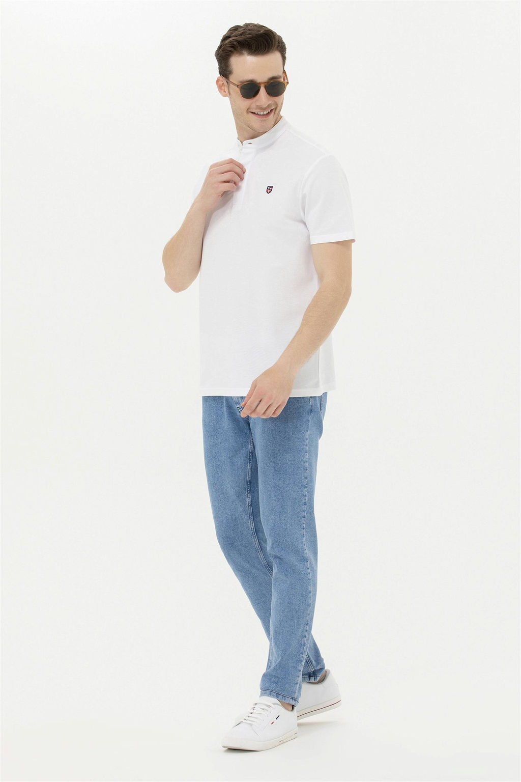 Мужская белая футболка Неожиданная скидка в корзине - U.s. polo assn фото 4