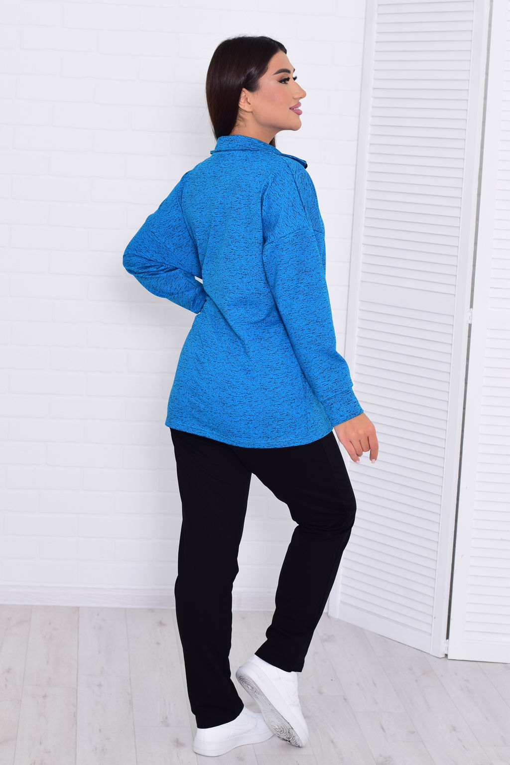 Костюм женский 5-331 из футера двунитки - Новое кимоно фото 5