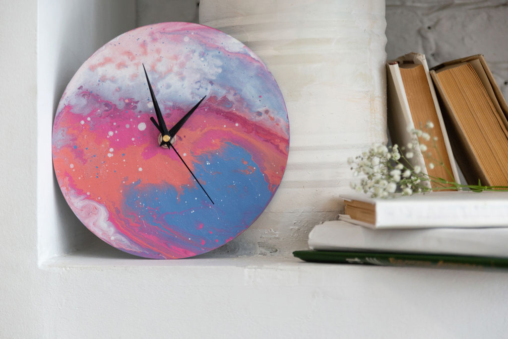 Заготовка для декорирования Mr. Carving БА-12 часы фанера d 20 см х 0.3 см  фото 6