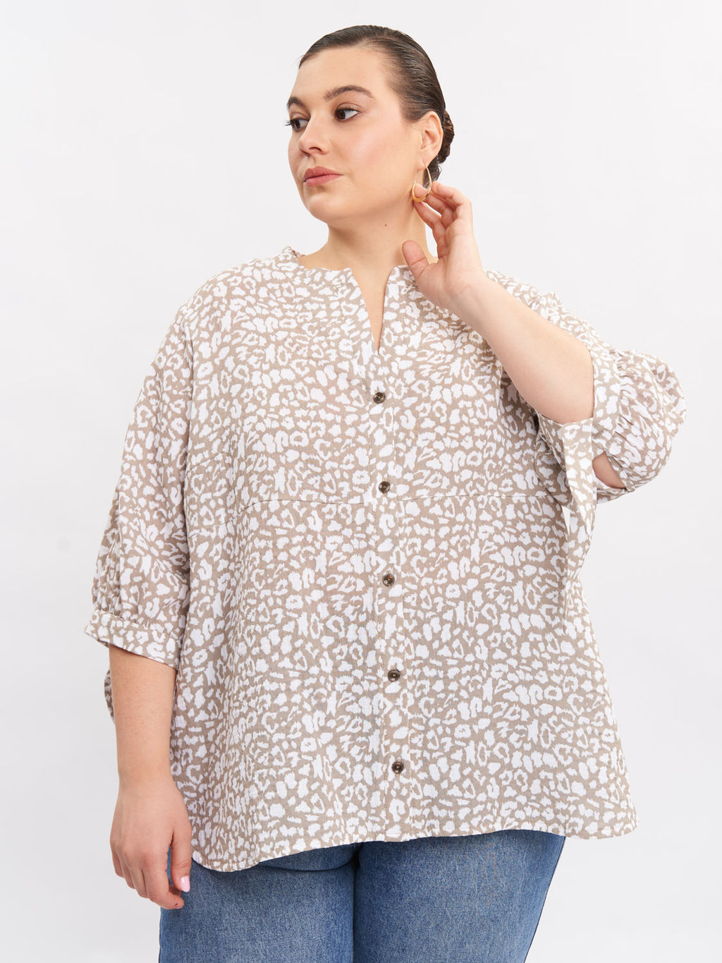 Рубашка из муслина BL51001LEO18