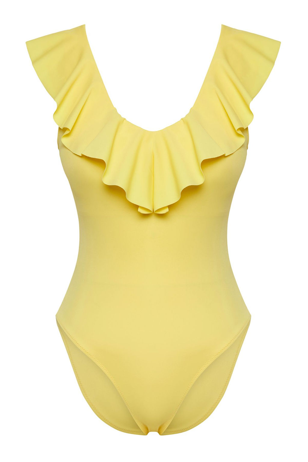 TRENDYOLMILLA Sar? V Yaka Volanl? Regular Mayo TBESS25MA00030  фото 5