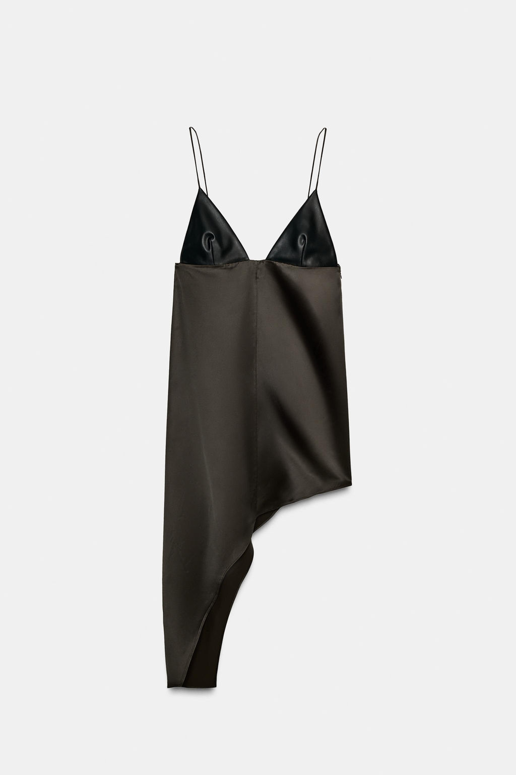 ASYMMETRIC CONTRAST TOP ZW COLLECTION - Zara фото 6