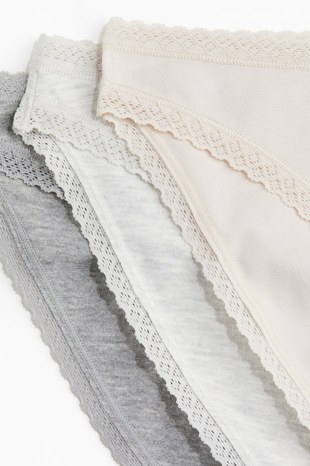 Pack de 7 bragas Bikini en punto de algodon - H&m фото 3