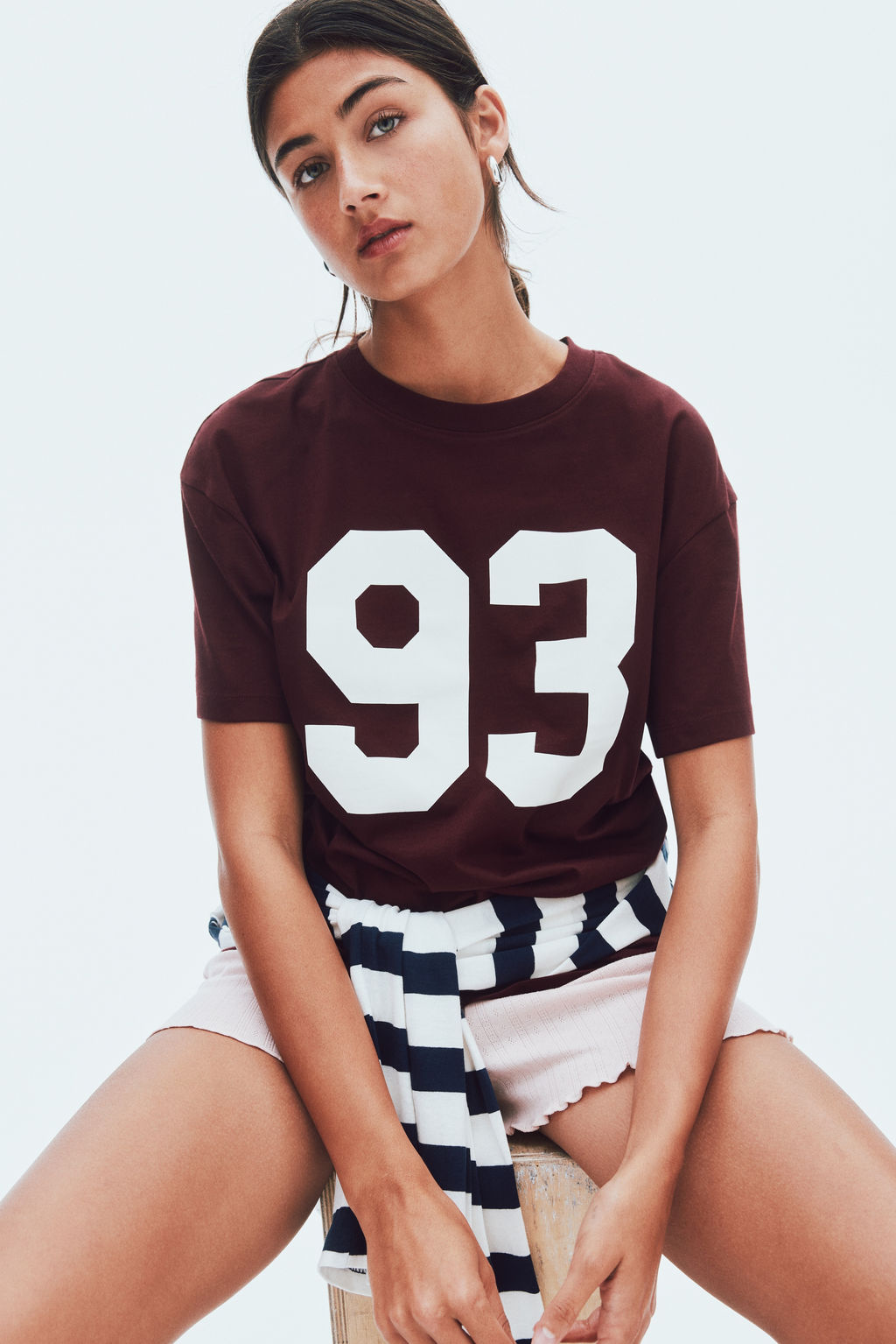 Camiseta de corte holgado - H&m фото 7