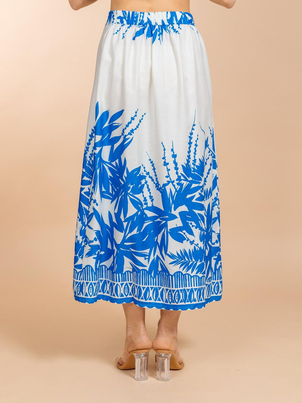 Костюм юбка и блузка (вискоза,лен) №25-209-2 (Лето-2025) - Ганг фото 7