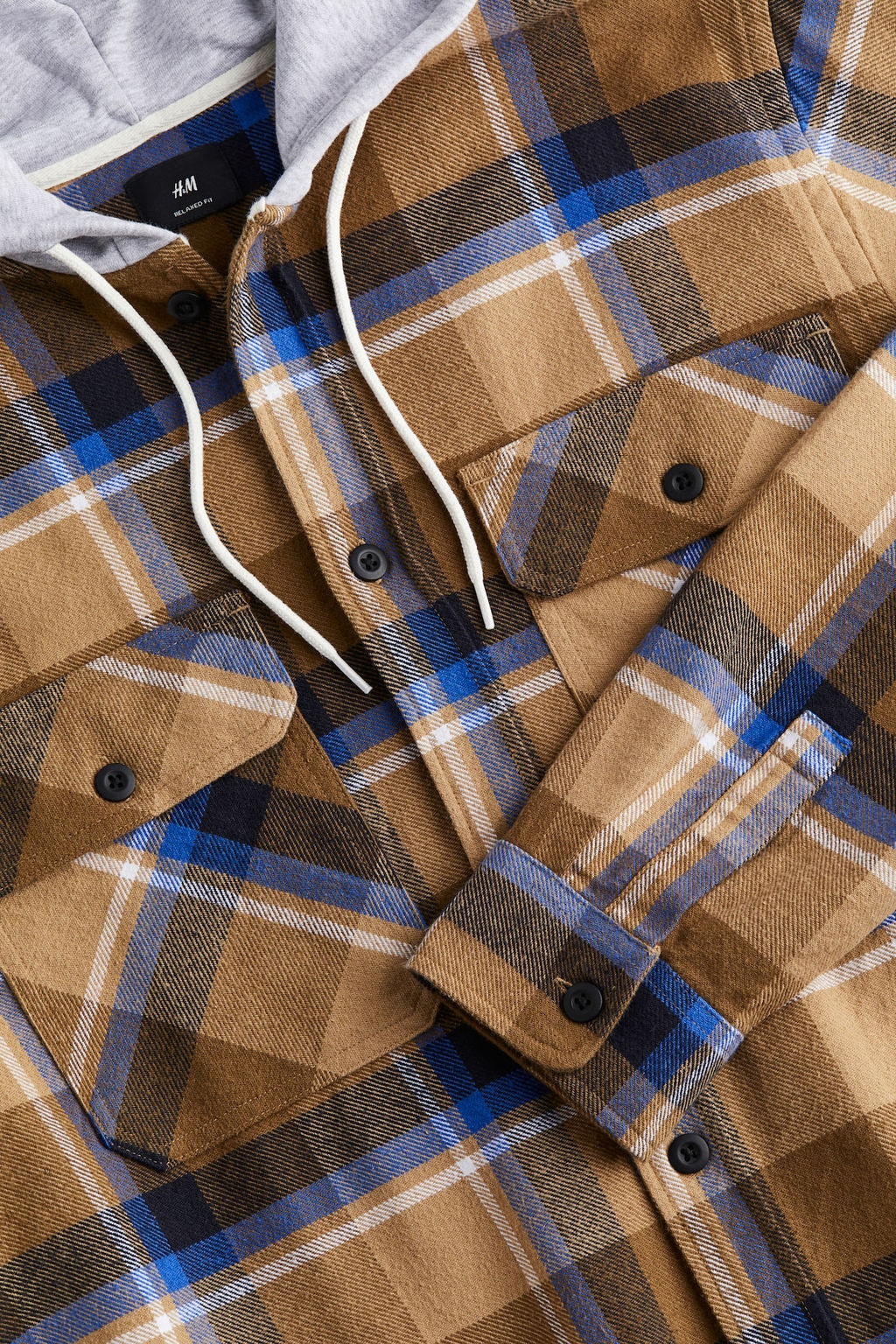 Sobrecamisa con capucha Relaxed Fit - H&m фото 2