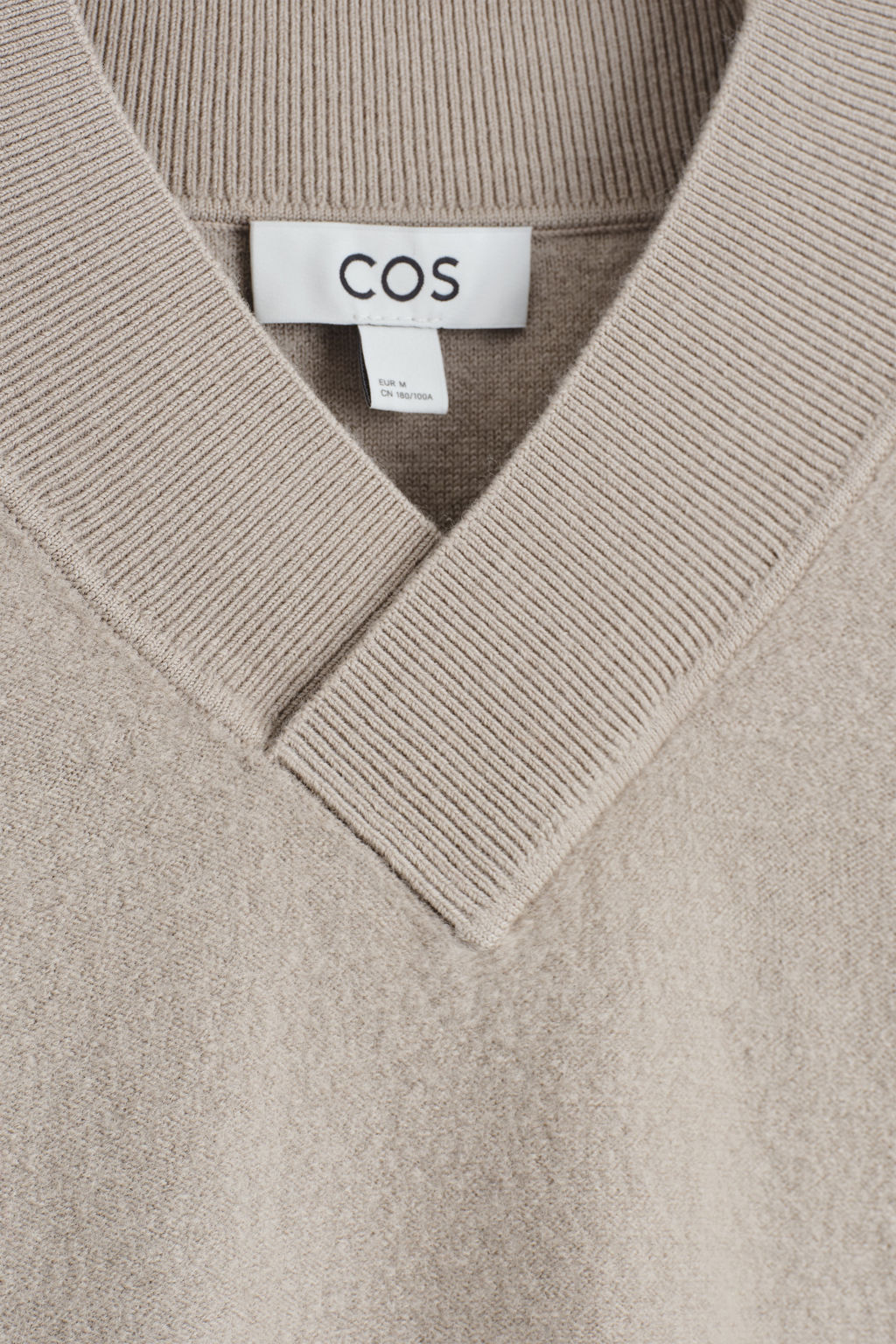 JERSEY DE LANA A RAYAS CON CUELLO DE PICO - H&m фото 3