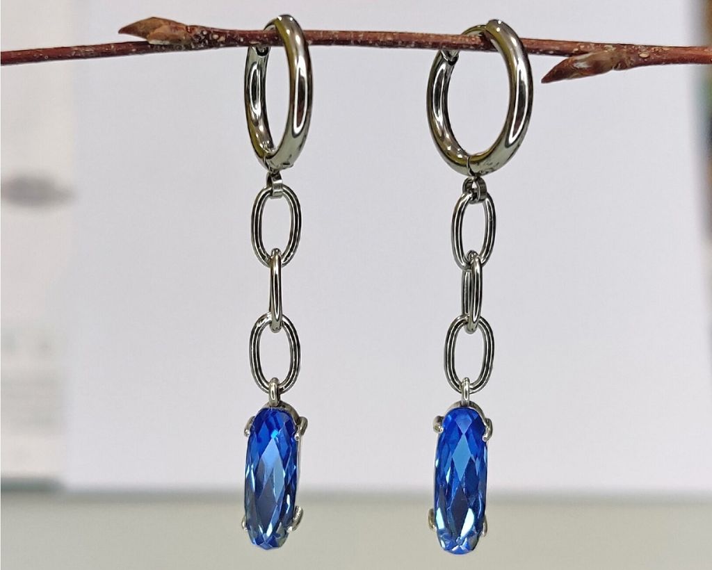 Серьги на цепочке ОЛЛИ