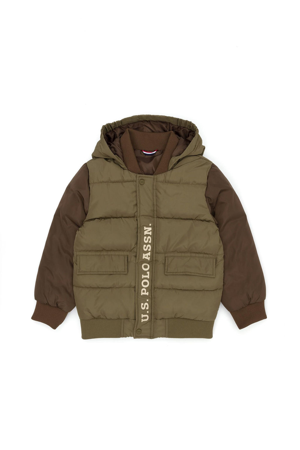 U. S. Polo Assn Пальто цвета хаки для мальчика - U.s. polo assn фото 4