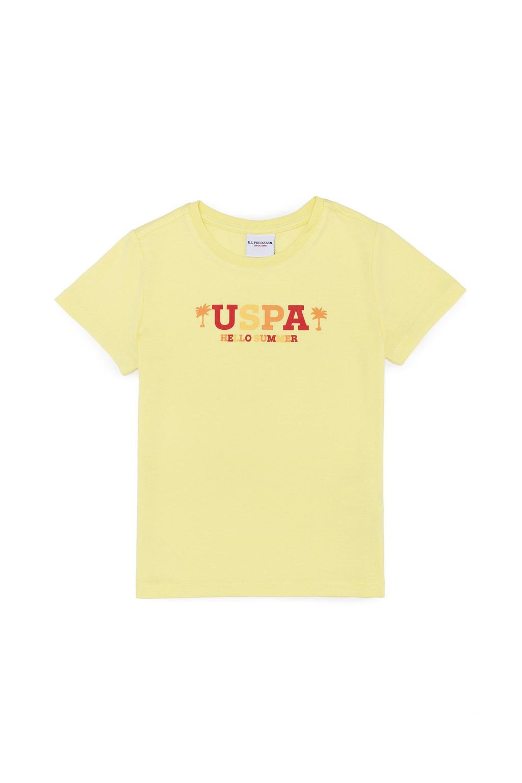 U. S. Polo Assn Детская светло-желтая футболка с круглым вырезом - U.s. polo assn фото 4