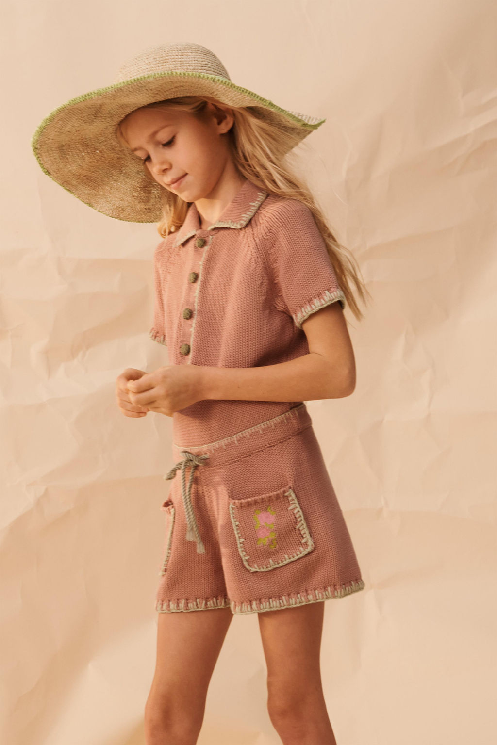 MONO PUNTO FLORES BORDADAS PUNTO DE CRUZ LIMITED EDITION / Teja - Zara фото 3