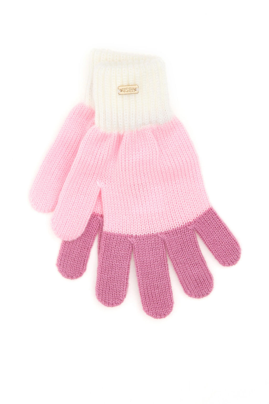 Розовые перчатки для девочек Неожиданная скидка в корзине - U.s. polo assn фото 2