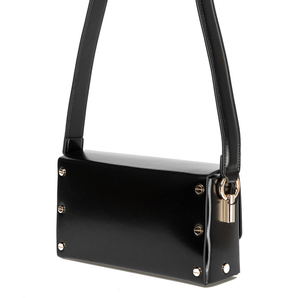 F12 black, Женская кожаная сумка, Barcelo Biagi