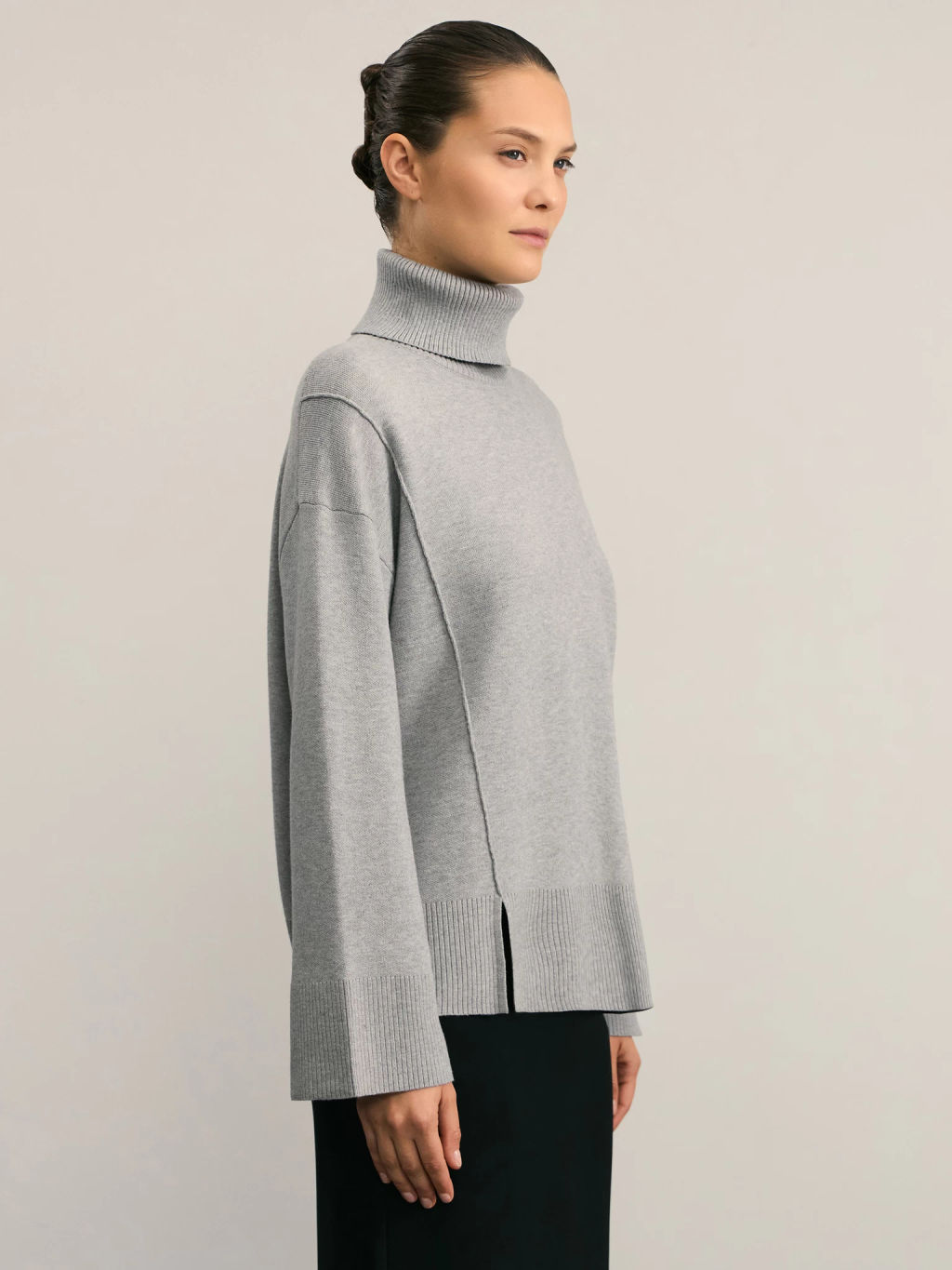 Джемпер с воротником-стойкой / Zarina  фото 4