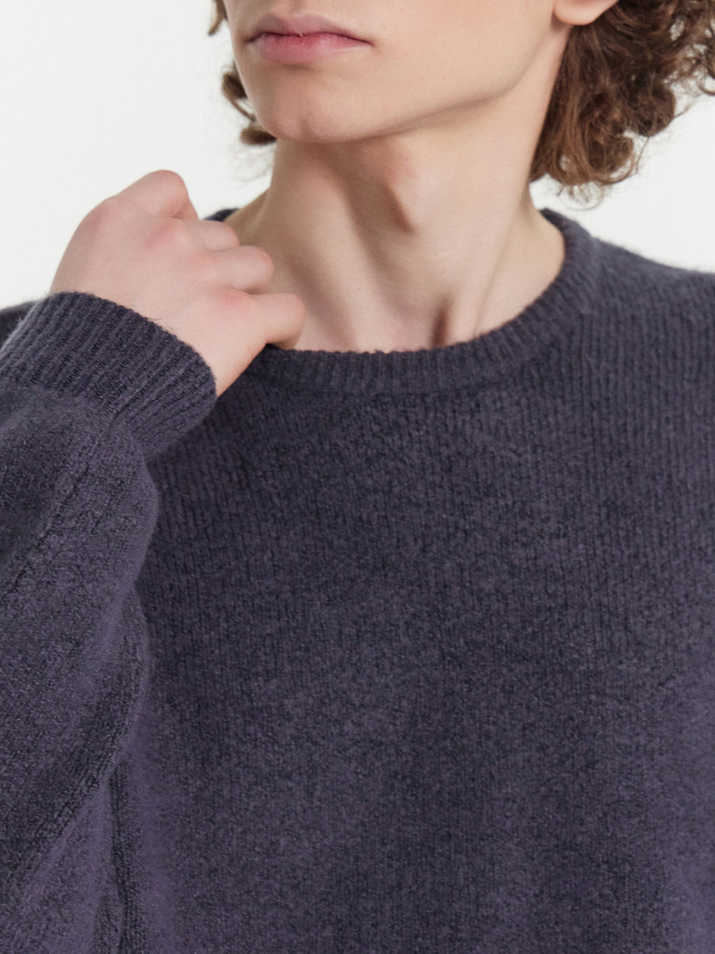 Джемпер мужской синий деним 121922