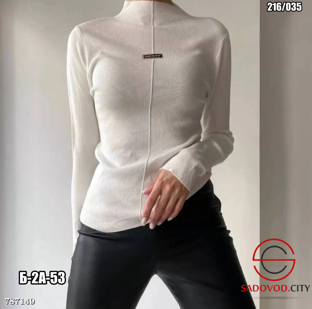 Женская водолазка однотонная - Bruno фото 8