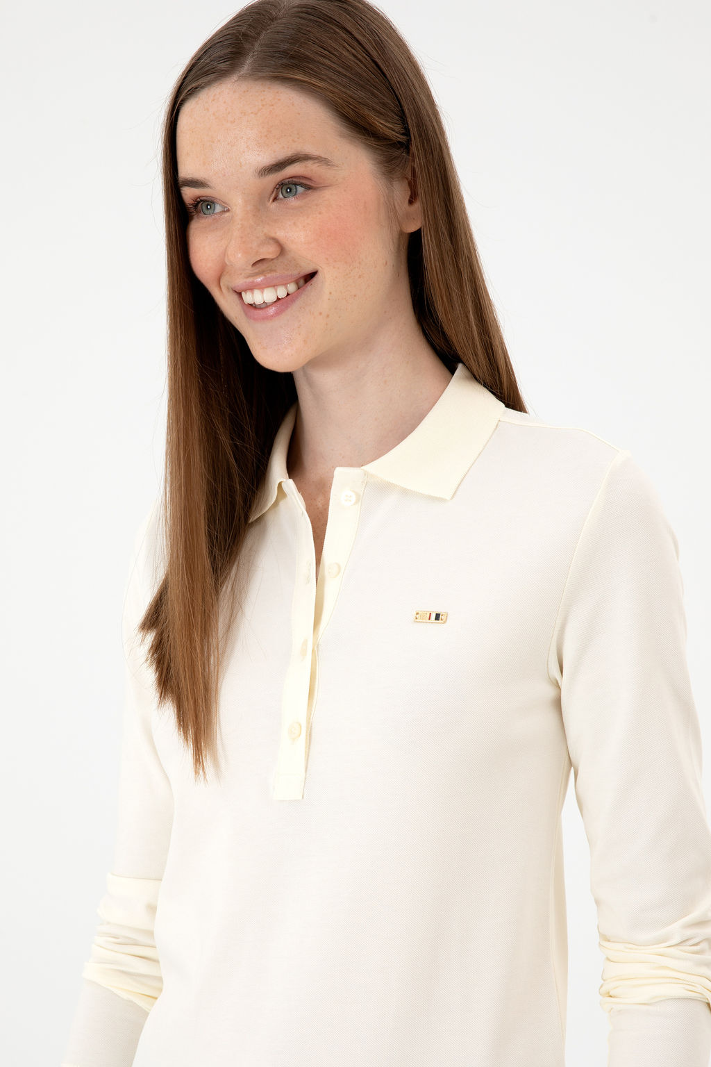 Kad_n BEYAZ Basic Sweatshirt Sepette S_rpriz _ndirim - U.s. polo assn фото 9