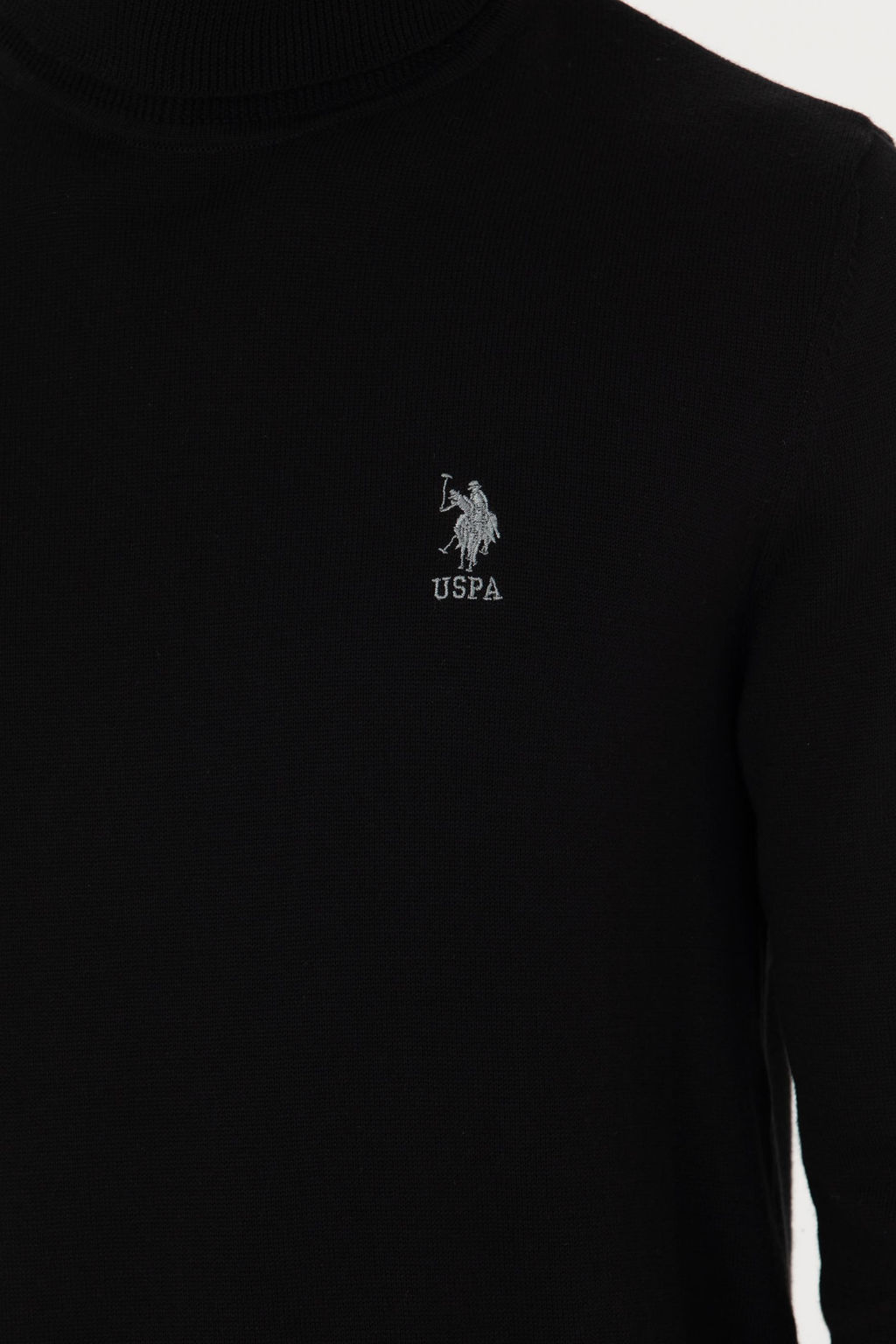 Мужской черный базовый свитер - U.s. polo assn фото 19