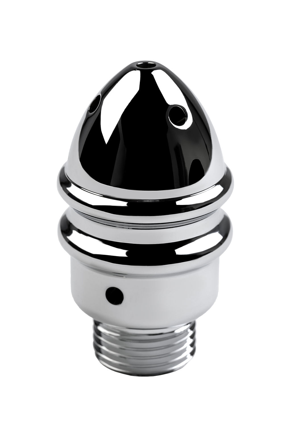 Анальный душ TOYFA Metal с тремя насадками, серебряная, 2см, 15,4 г