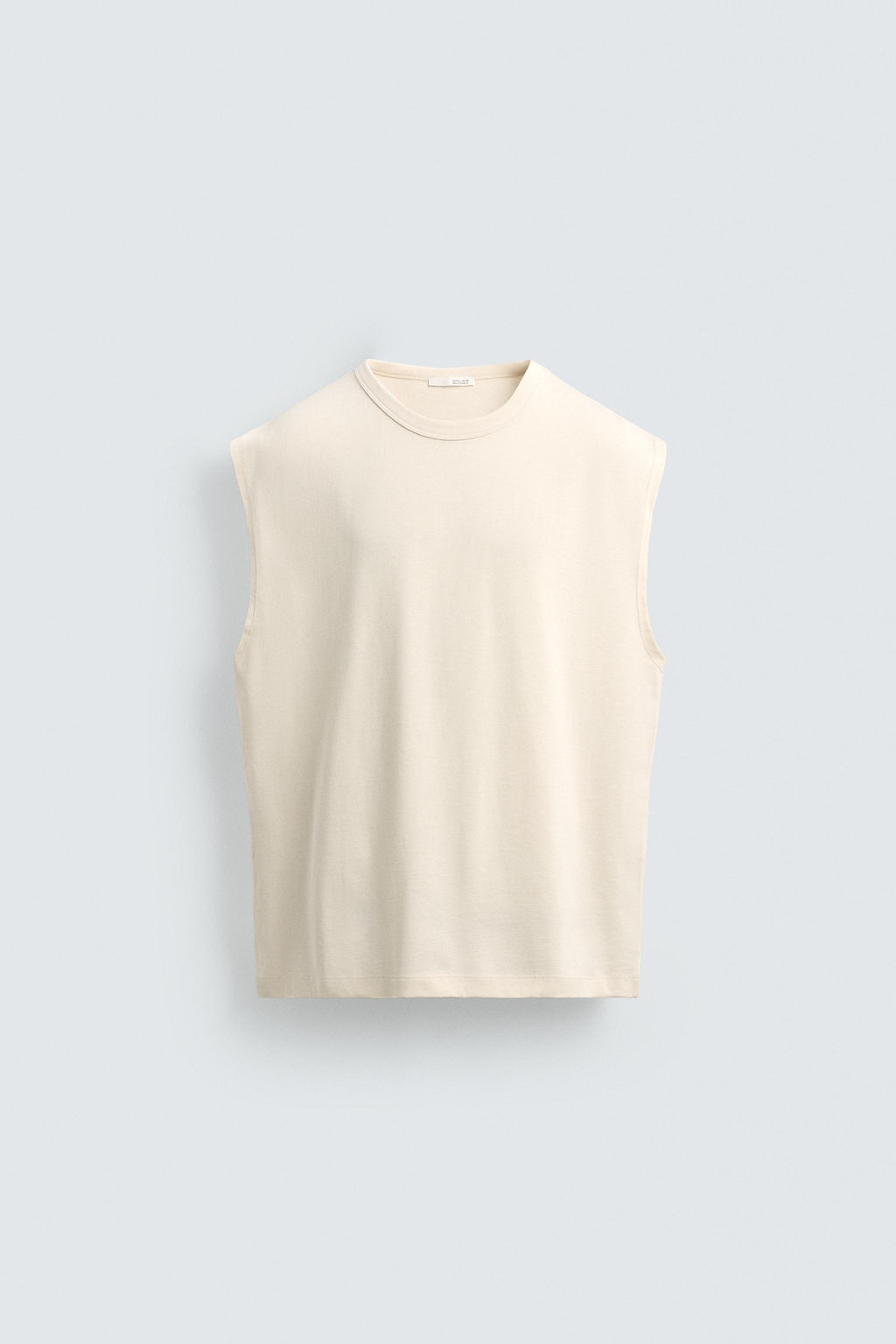 CAMISETA TANK RELAXED FIT / Crudo