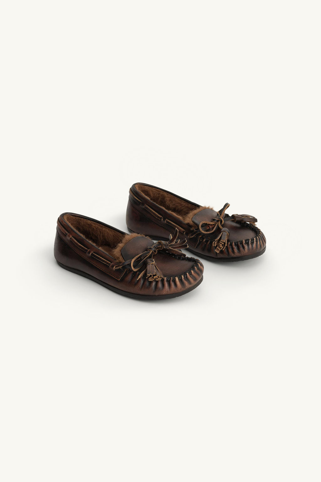 LIMITED EDITION LEATHER LOAFERS - Zara фото 3