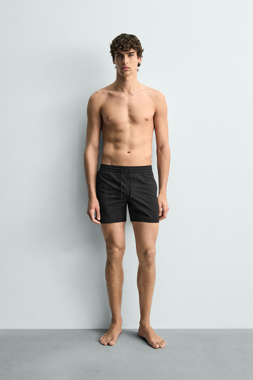 GEOMETRIC PRINT SWIMMING TRUNKS - Zara фото 5