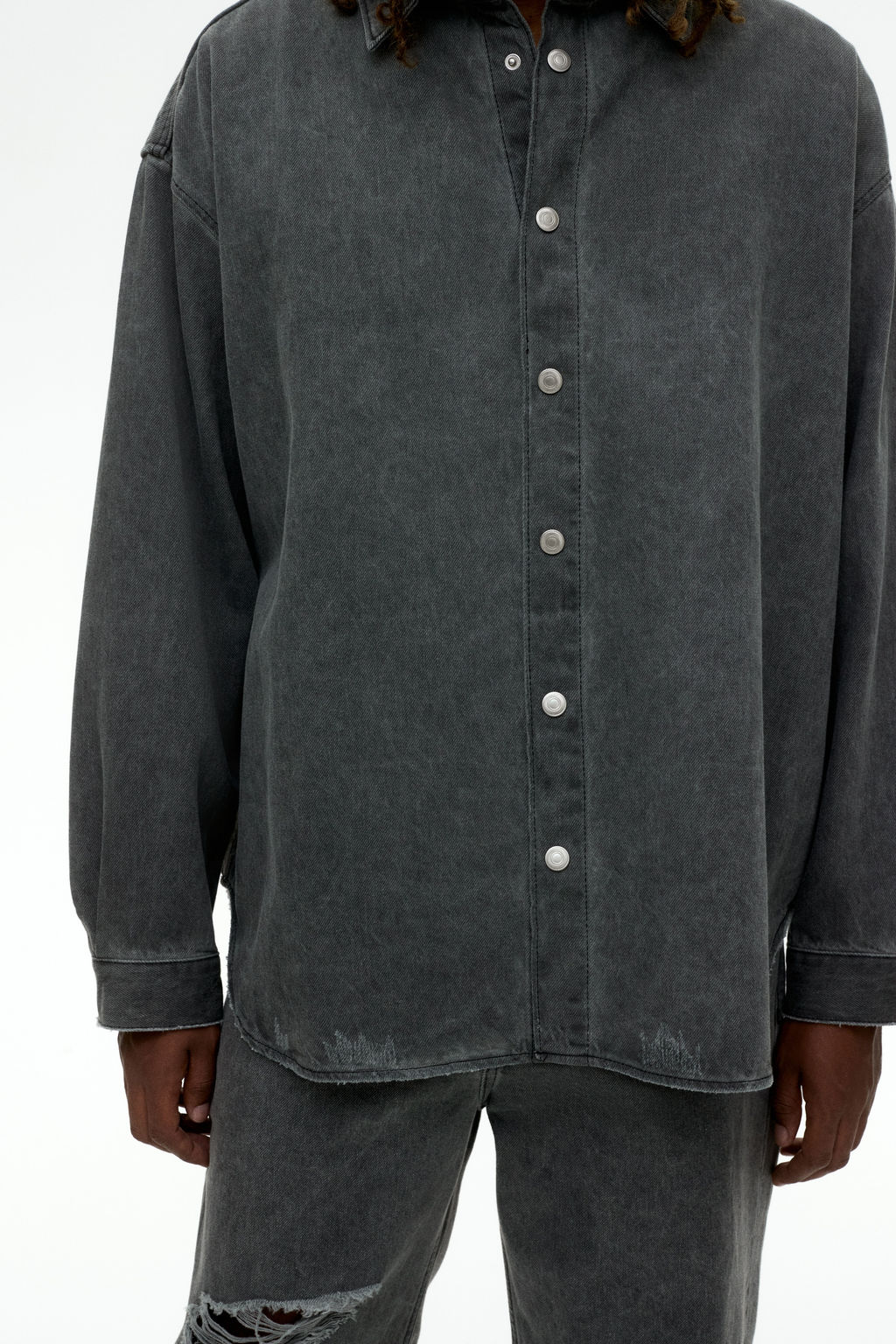 Camisa denim Oversized Fit - H&m фото 7
