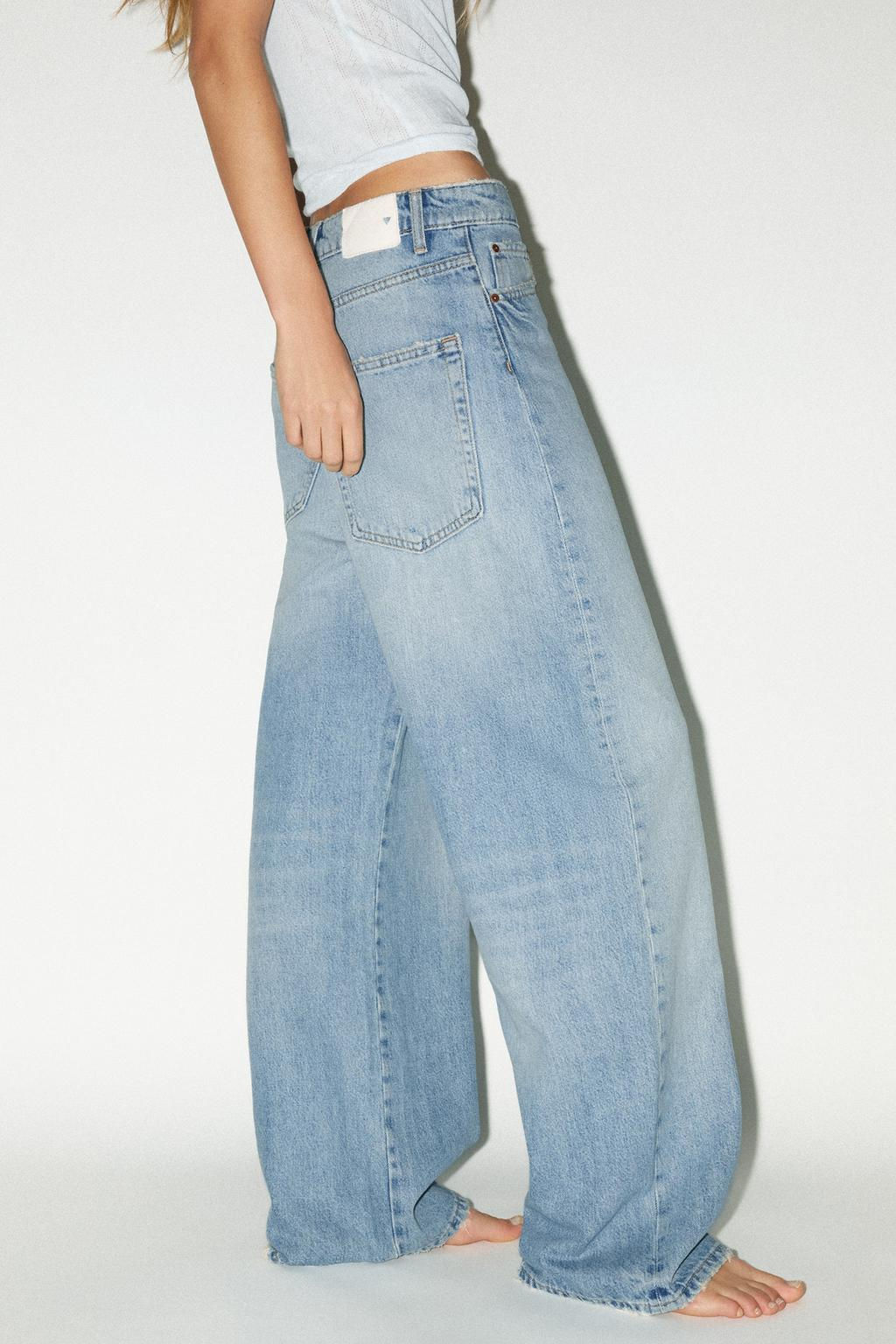 TRF MID-WAIST BAGGY JEANS - Zara фото 6
