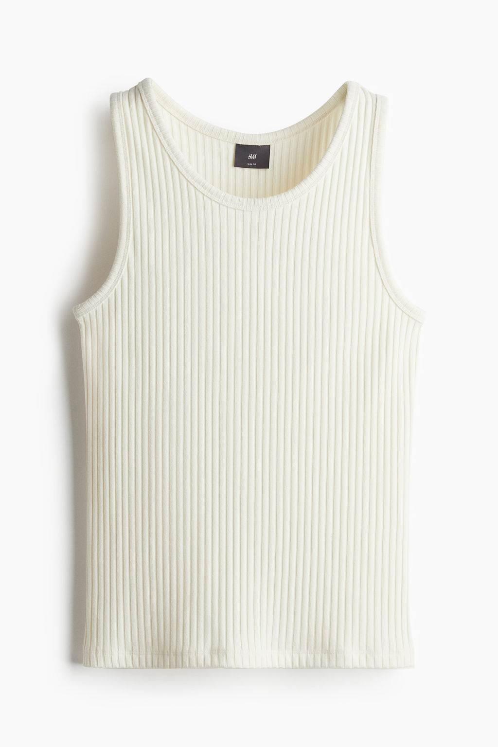 Camiseta sin mangas en canal? ancho Slim Fit - H&m фото 2