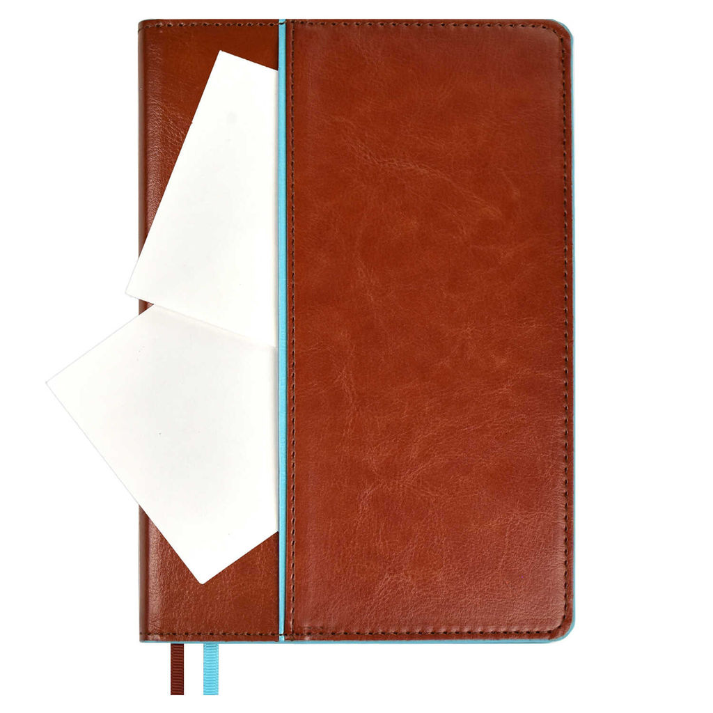 Ежедневник недатированный ESCALADA, А5, 160 л., арт. 63973/ 15 САРИФ КОРИЧНЕВЫЙ  фото 2