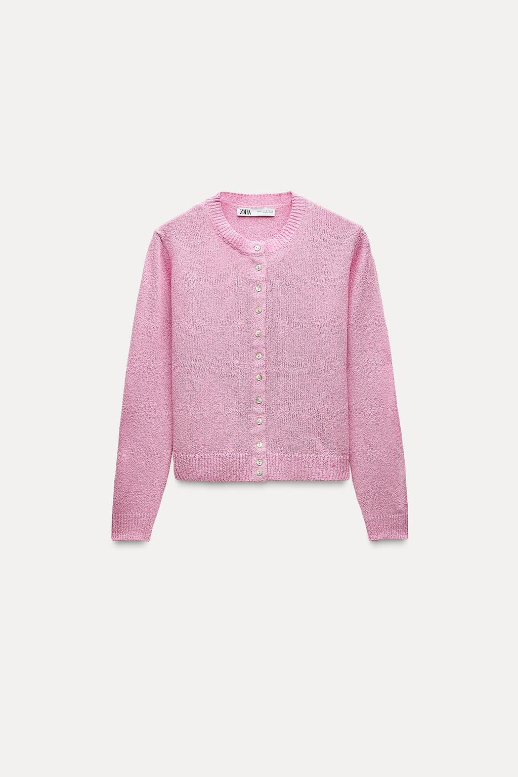 PLAIN KNIT CARDIGAN - Zara фото 21