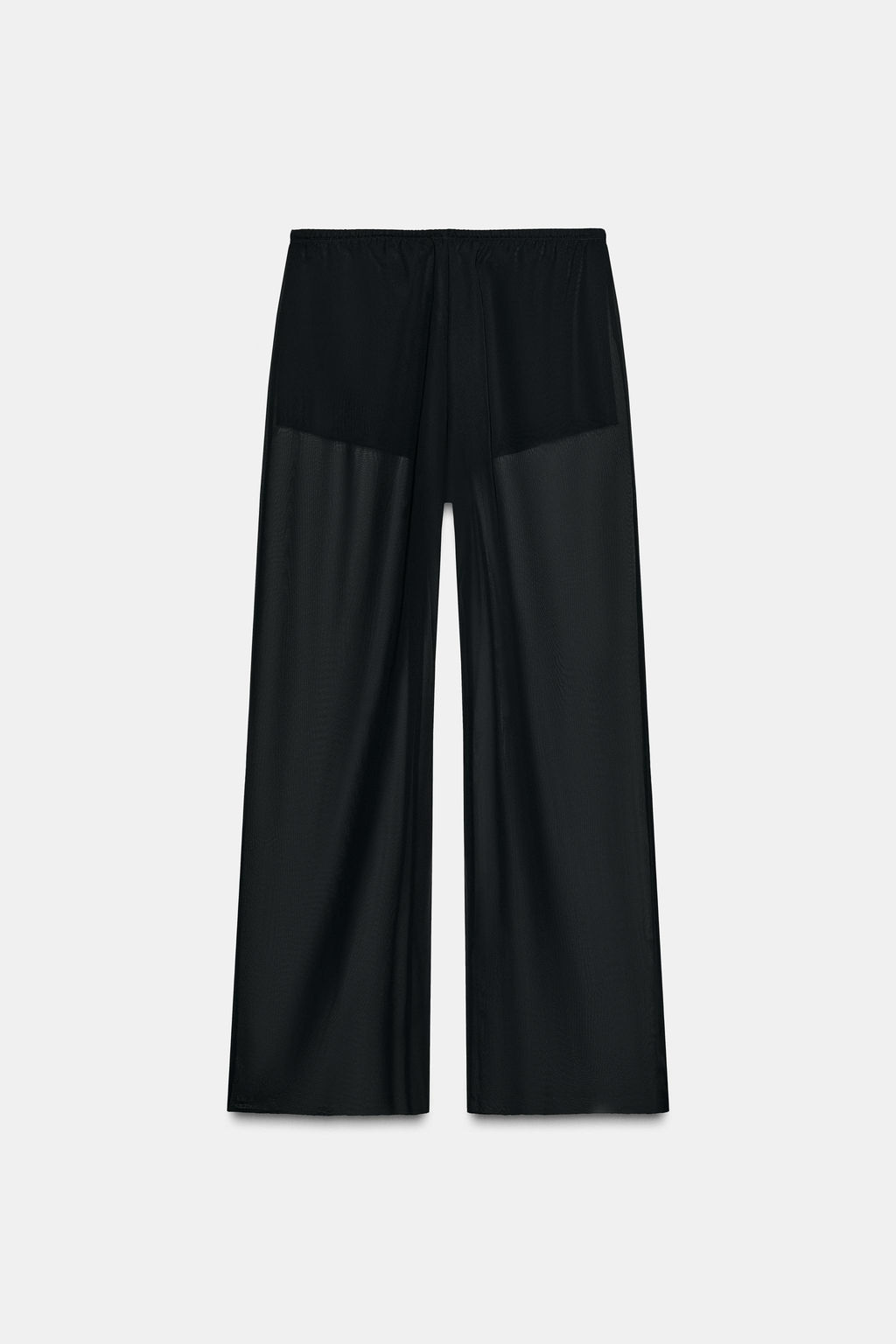 FLOWING SEMI-SHEER TROUSERS - Zara фото 2