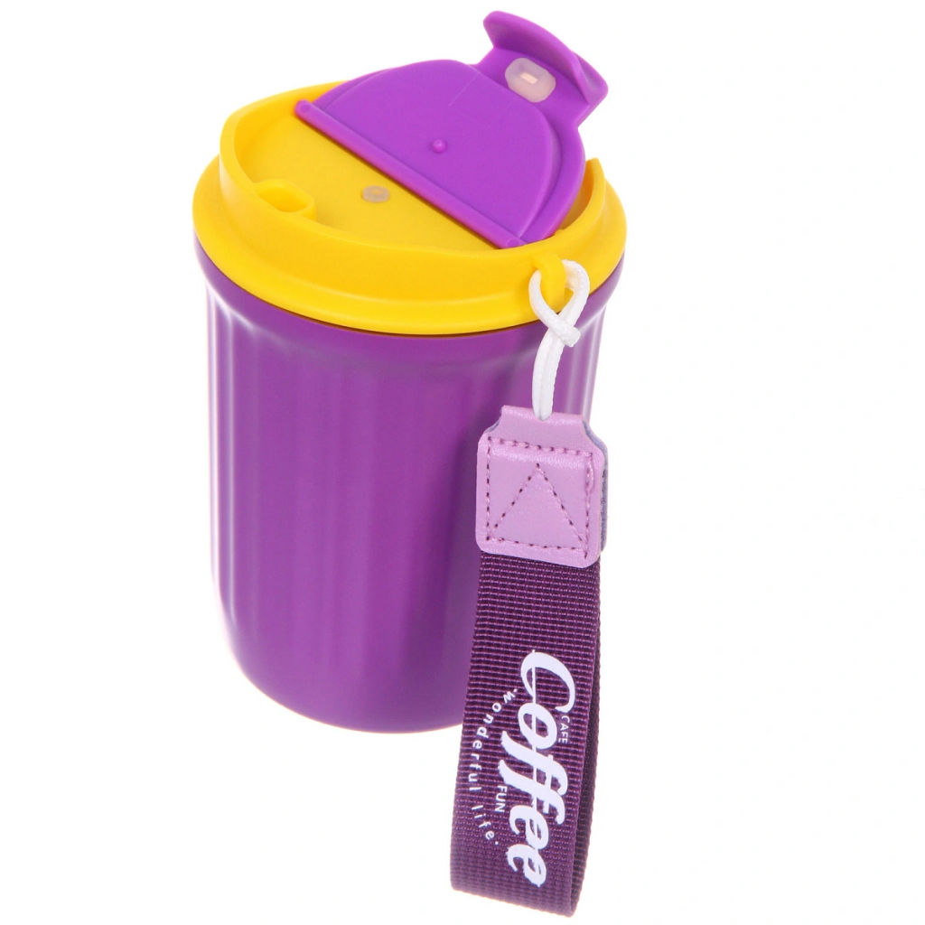 Термокружка 350мл "Coffee", цвет фиолетовый