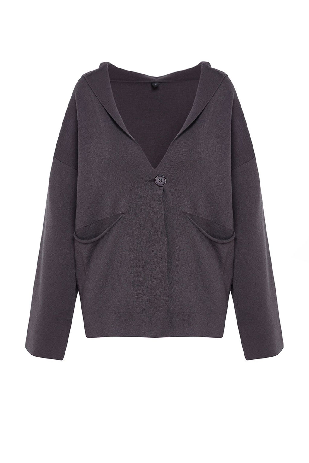 TRENDYOLMILLA Antrasit Premium Iplik/Ozel Iplik Triko H?rka TWOAW25HI00047  фото 6