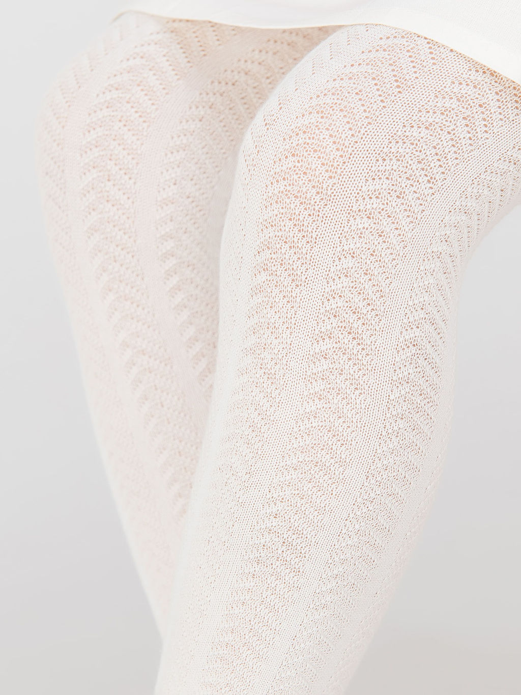 Колготки Тофу с узором Ёлочка - Bungly фото 2