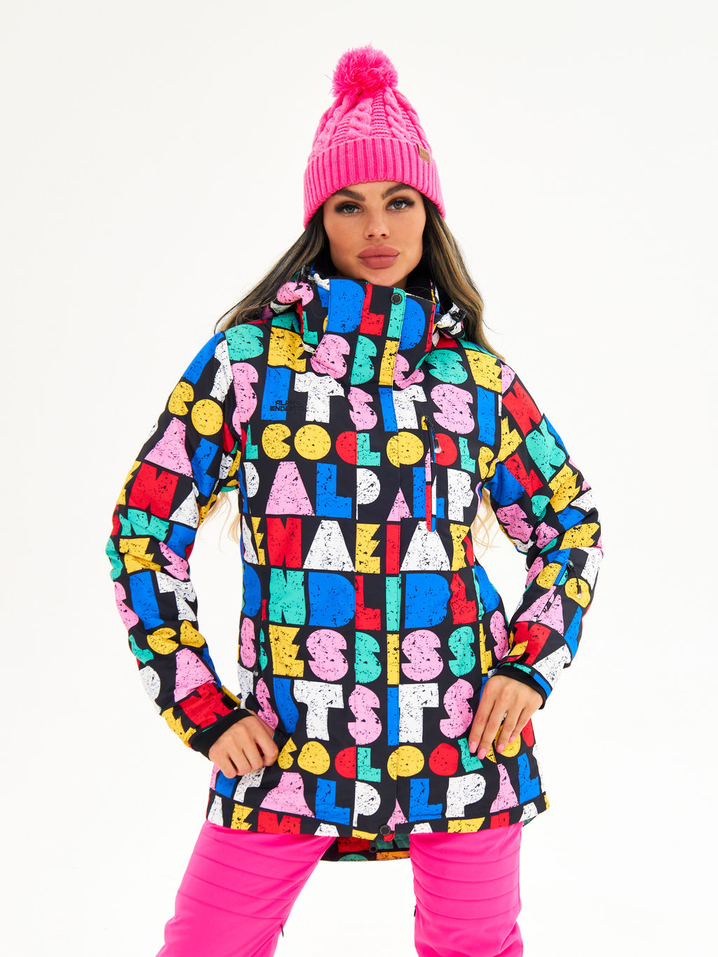 Женская горнолыжная сноубордическая куртка Alpha Endless Ultra Chaleur SNB 423/316_7 Разноцветный  фото 4