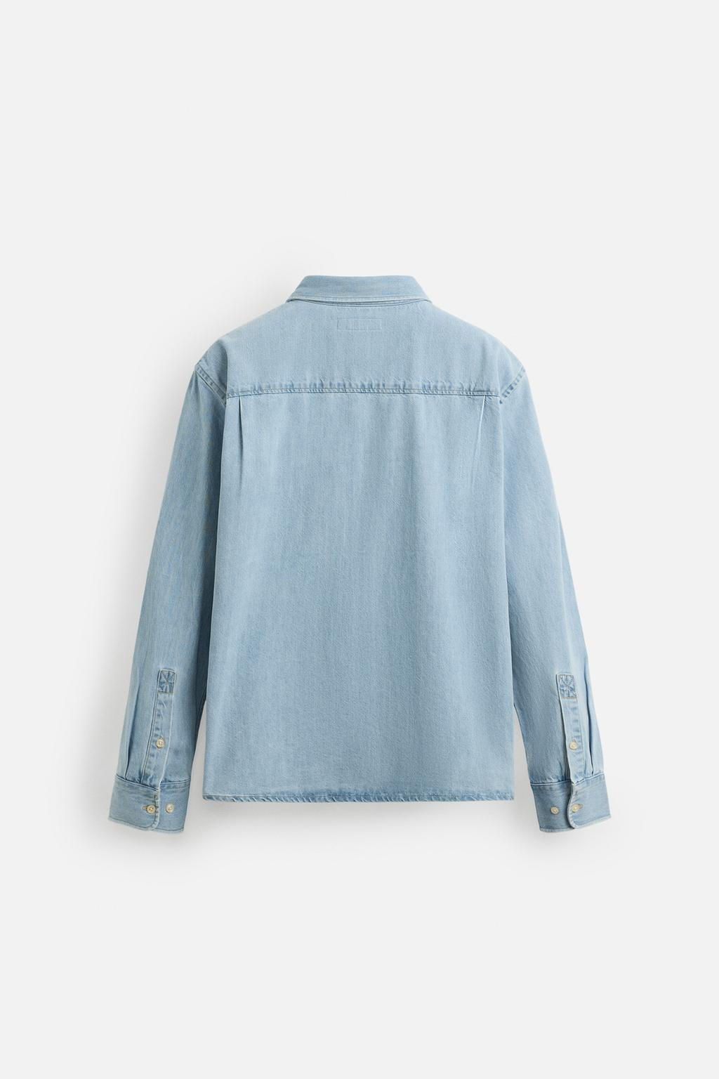 REGULAR FIT DENIM SHIRT - Zara фото 8