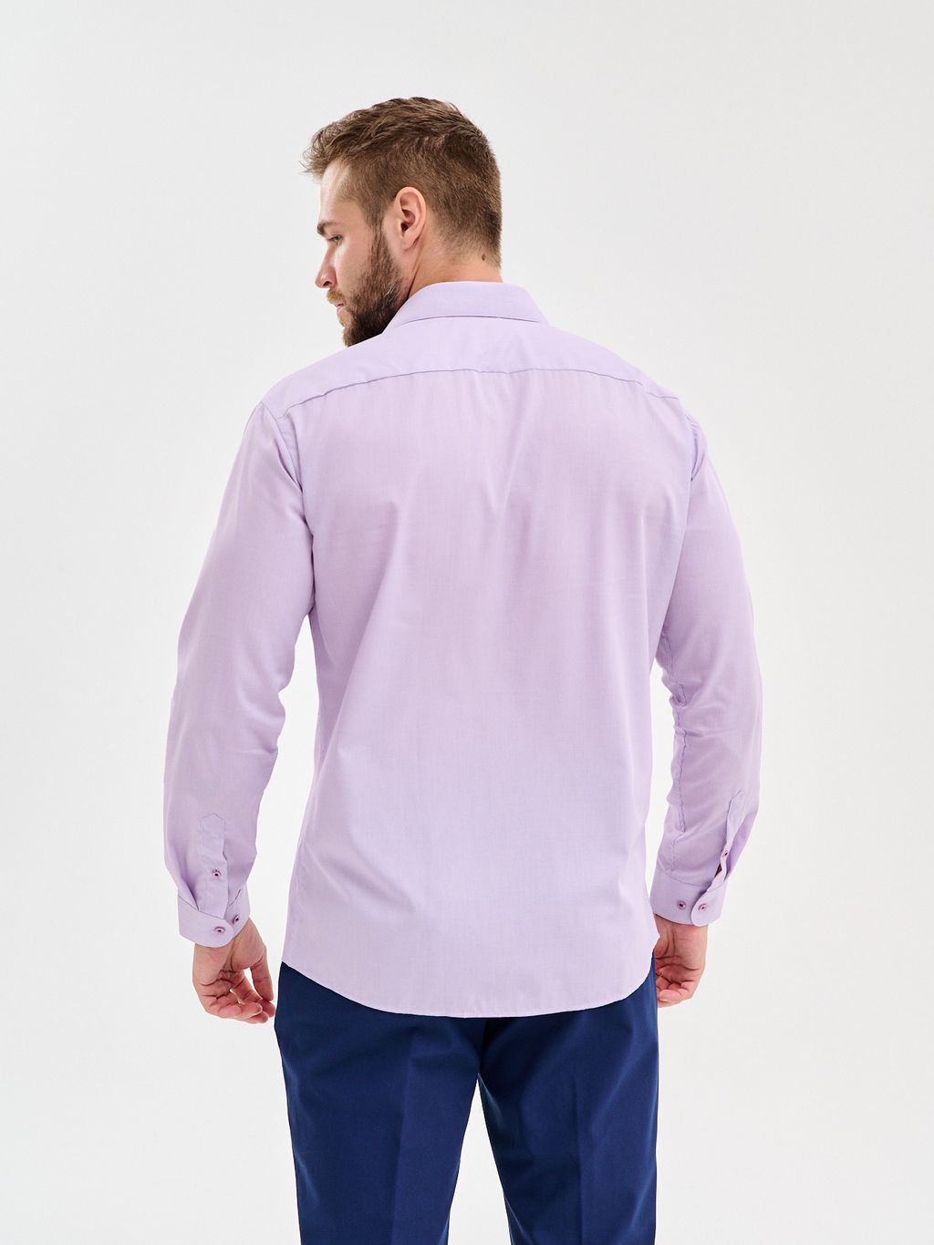 Сорочка мужская длинный рукав GREG 174/231/0962/Z/1p  фото 2