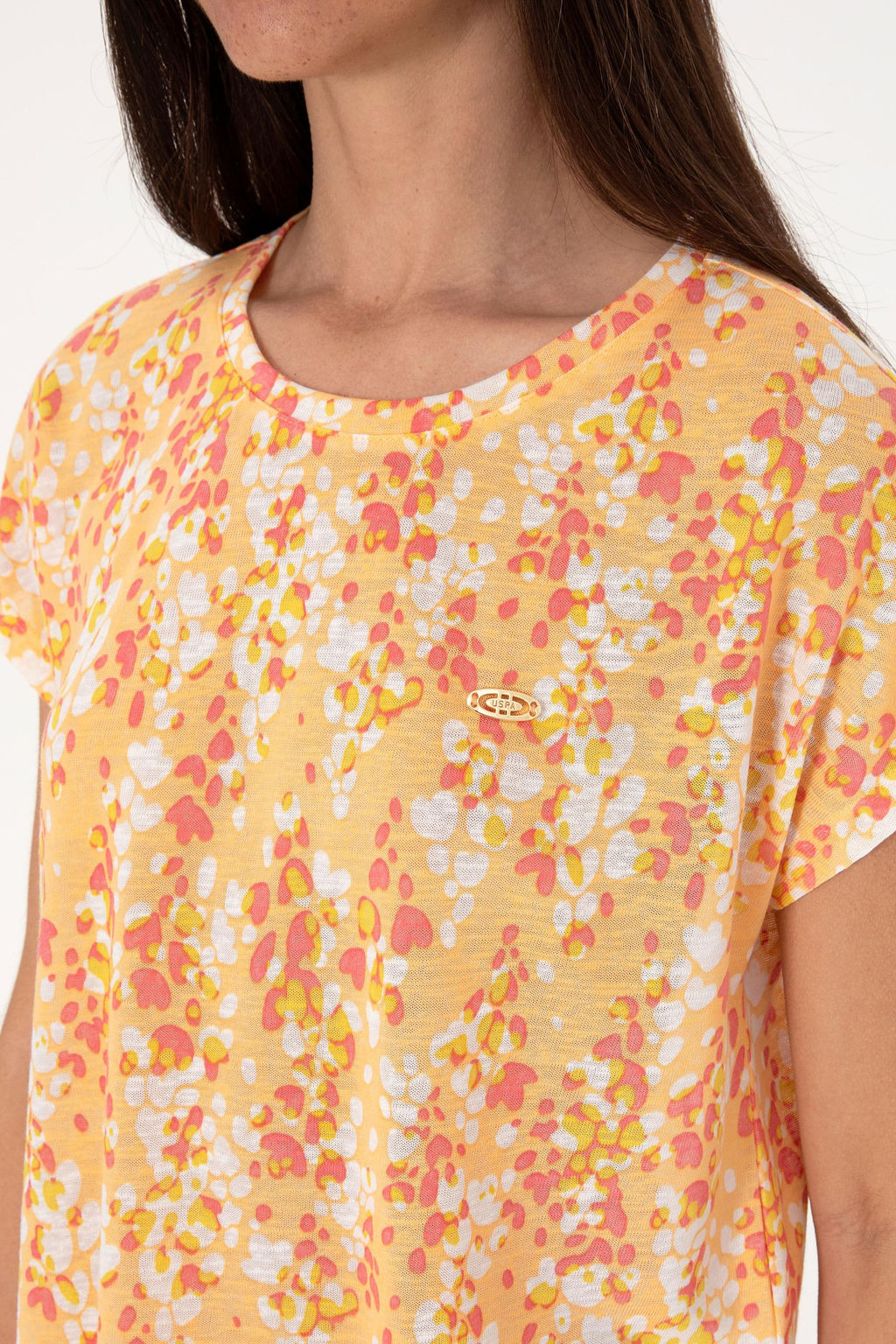 Kad_n Turuncu Ti__rt Sepette S_rpriz _ndirim - U.s. polo assn фото 7