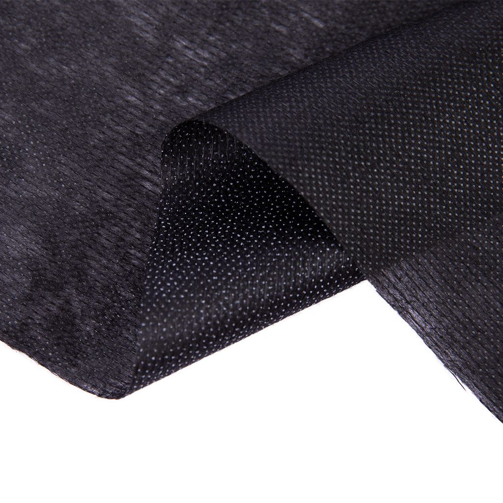Нетканный материал (флизелин) Гамма нитепрошивной клеевой точечный G-930ht 40 г/кв.м 2 100 см черный B
