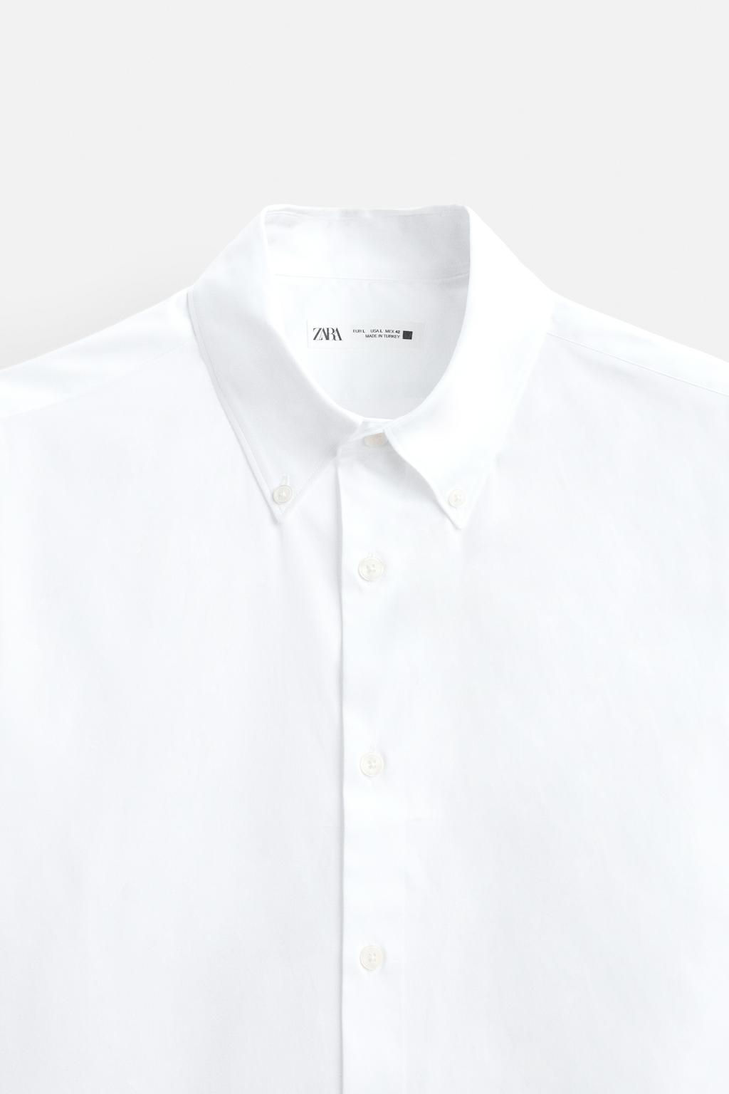 TEXTURED REGULAR FIT SHIRT - Zara фото 9