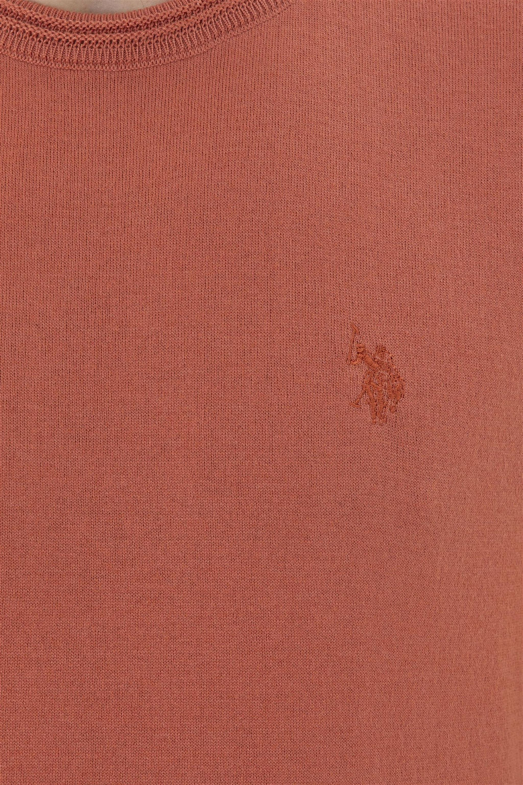 Мужской пудровый свитер - U.s. polo assn фото 7