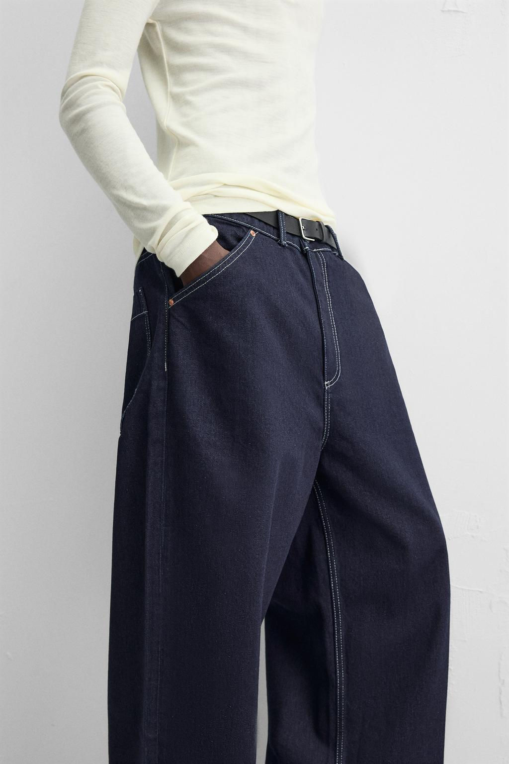 WIDE-LEG BAGGY JEANS - Zara фото 6