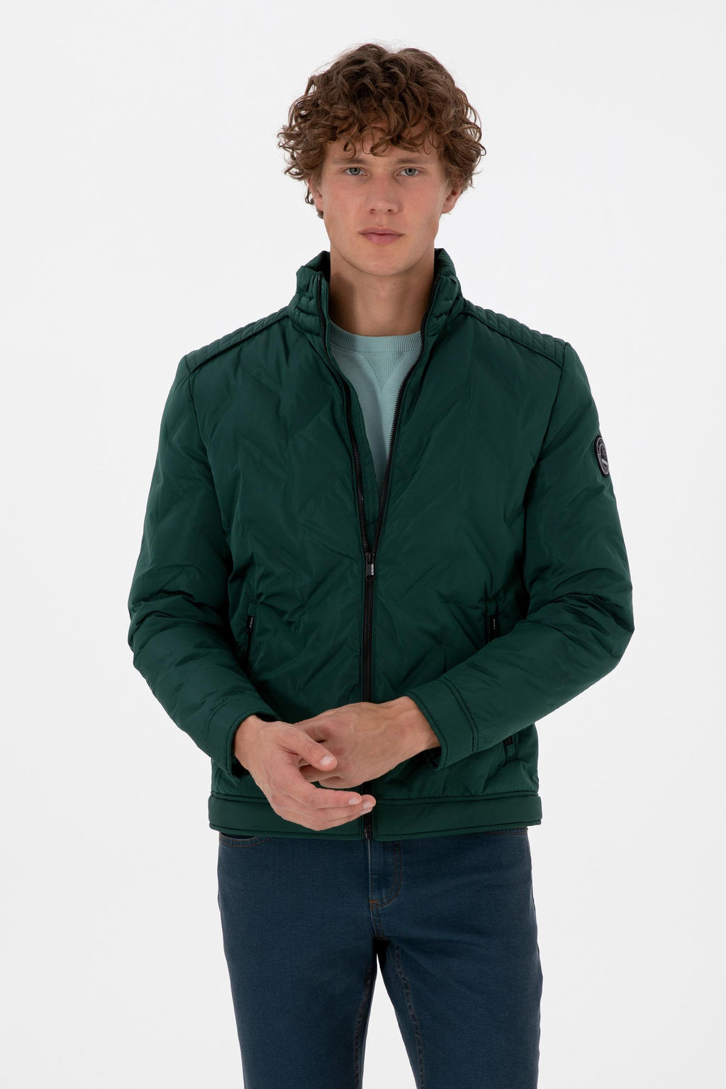 Erkek Koyu Ye_il Mont Sepette S_rpriz _ndirim